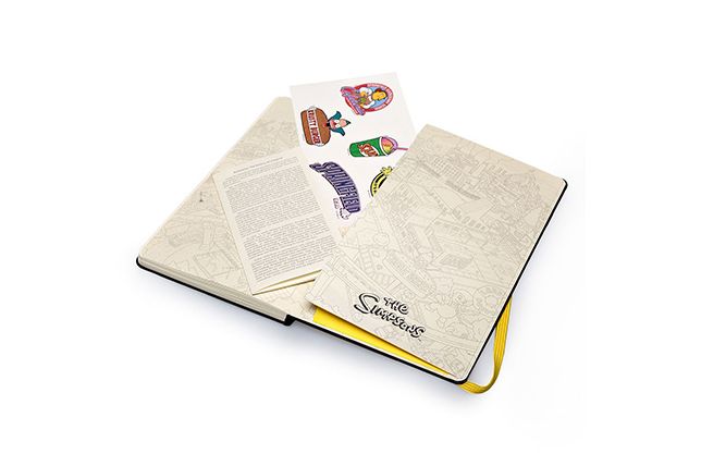 Moleskine The Simpsons Large Plain Notebook: Black