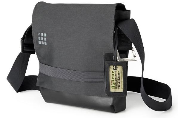 Moleskine myCloud Reporter Bag, Payne's Grey, (10.75 x 11.75 x 3.25)