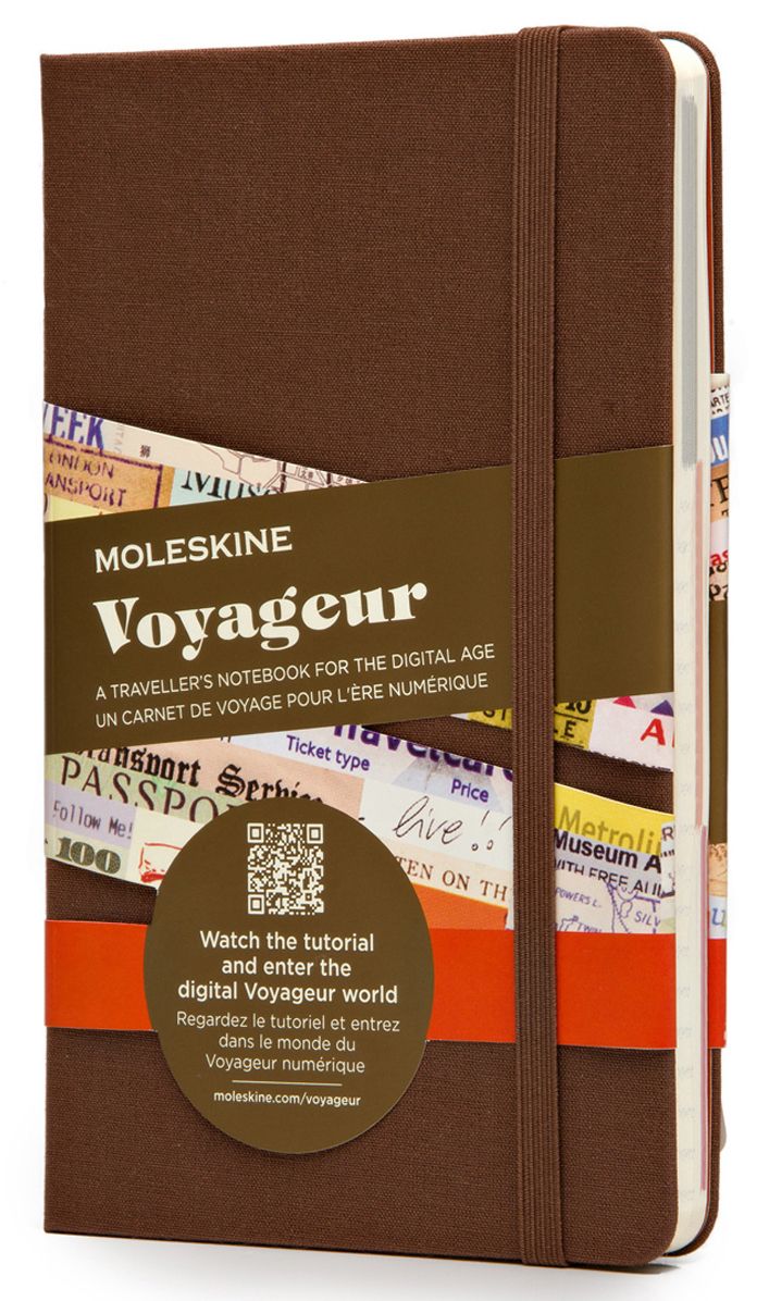 Moleskine Voyageur Traveller's Notebook, Hard Cover, Nutmeg Brown (4 x 7)