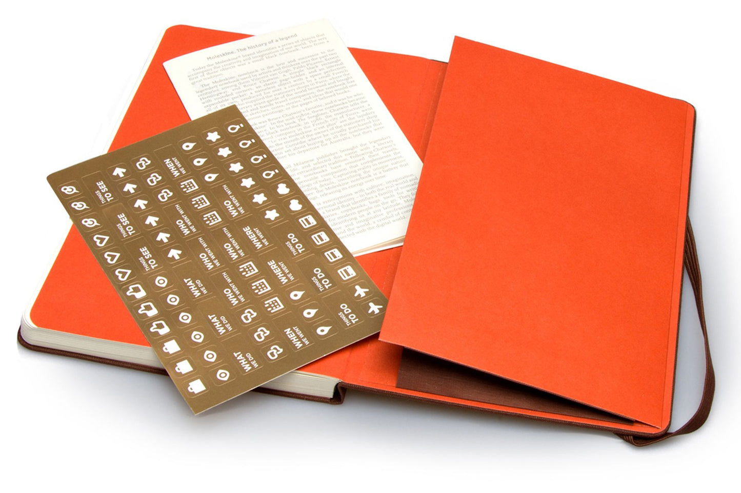 Moleskine Voyageur Traveller's Notebook, Hard Cover, Nutmeg Brown (4 x 7)
