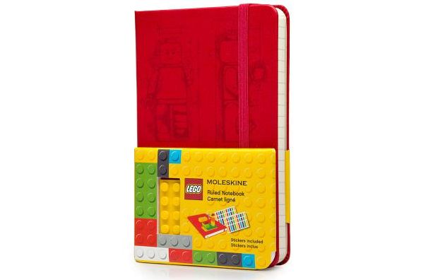 Moleskine LEGO Limited Edition Notebook II, Pocket, Ruled, Scarlet Red, Hard Cover (3.5 x 5.5)