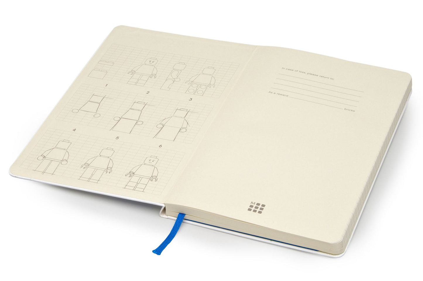 Moleskine Limited Edition LEGO II White Large Ruled Hardcover Notebook