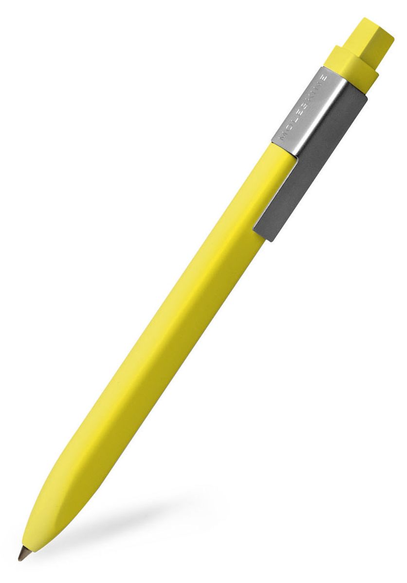 Moleskine Classic Click Ball Pen Hay Yellow, Large 1.0 mm