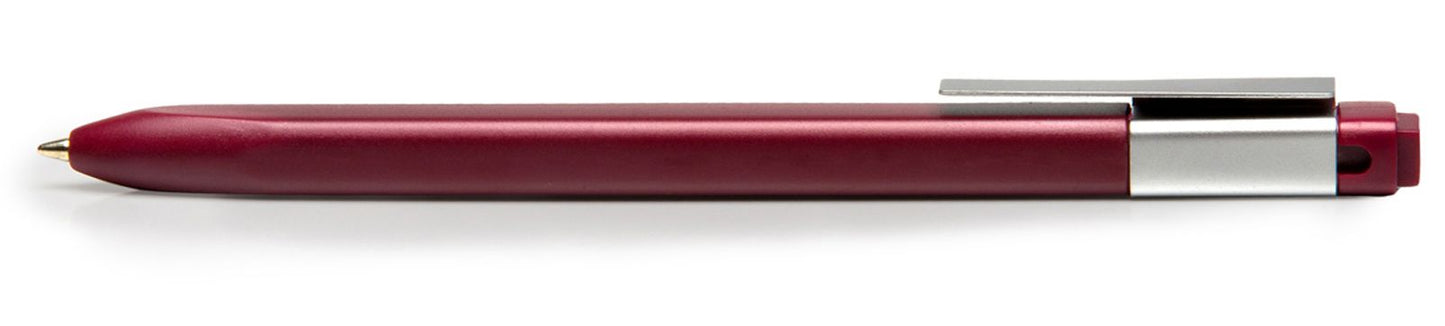 Moleskine Classic Click Ball Pen Burgundy Red, Large 1.0 mm