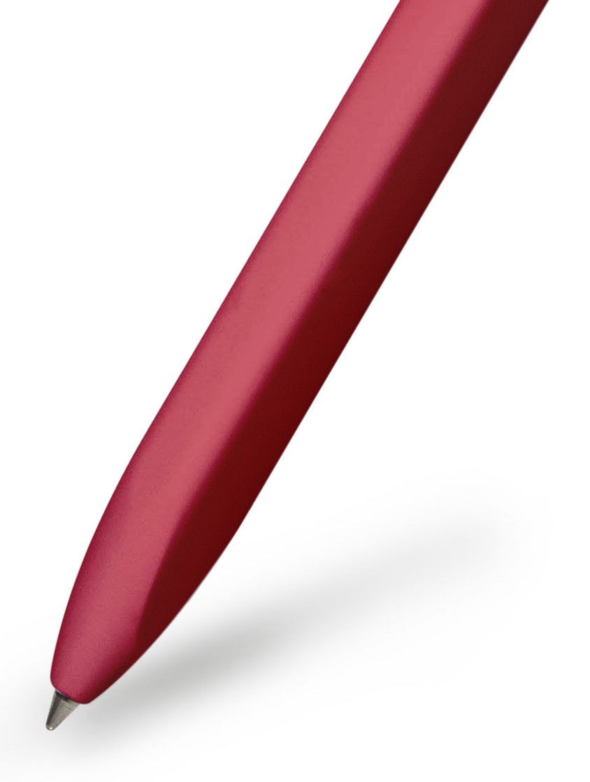 Moleskine Classic Click Ball Pen Burgundy Red, Large 1.0 mm