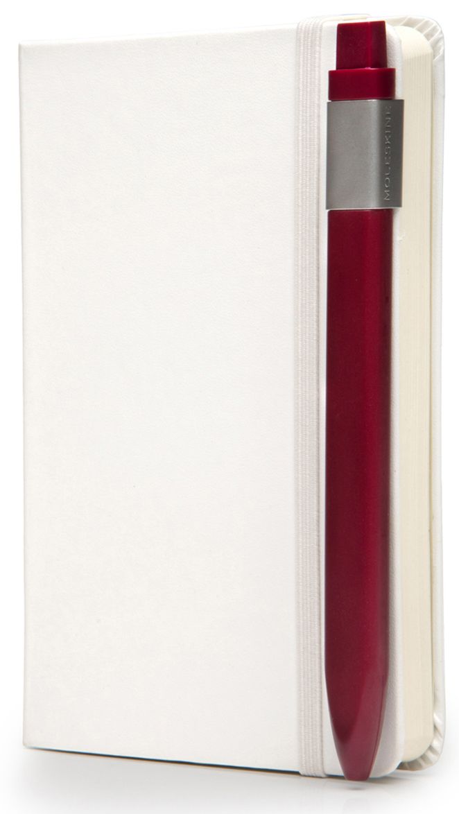 Moleskine Classic Click Ball Pen Burgundy Red, Large 1.0 mm
