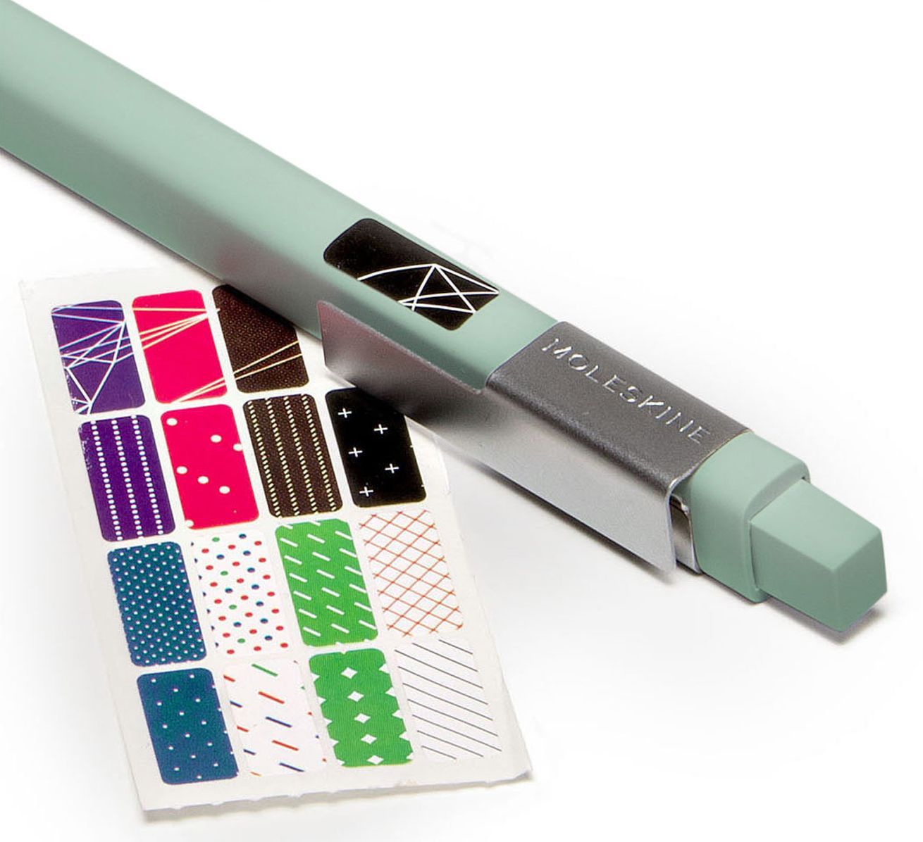 Moleskine Classic Click Ball Pen Sage Green, Large 1.0 mm