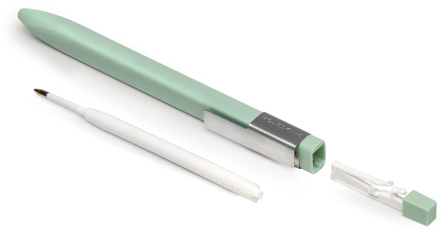 Moleskine Classic Click Ball Pen Sage Green, Large 1.0 mm