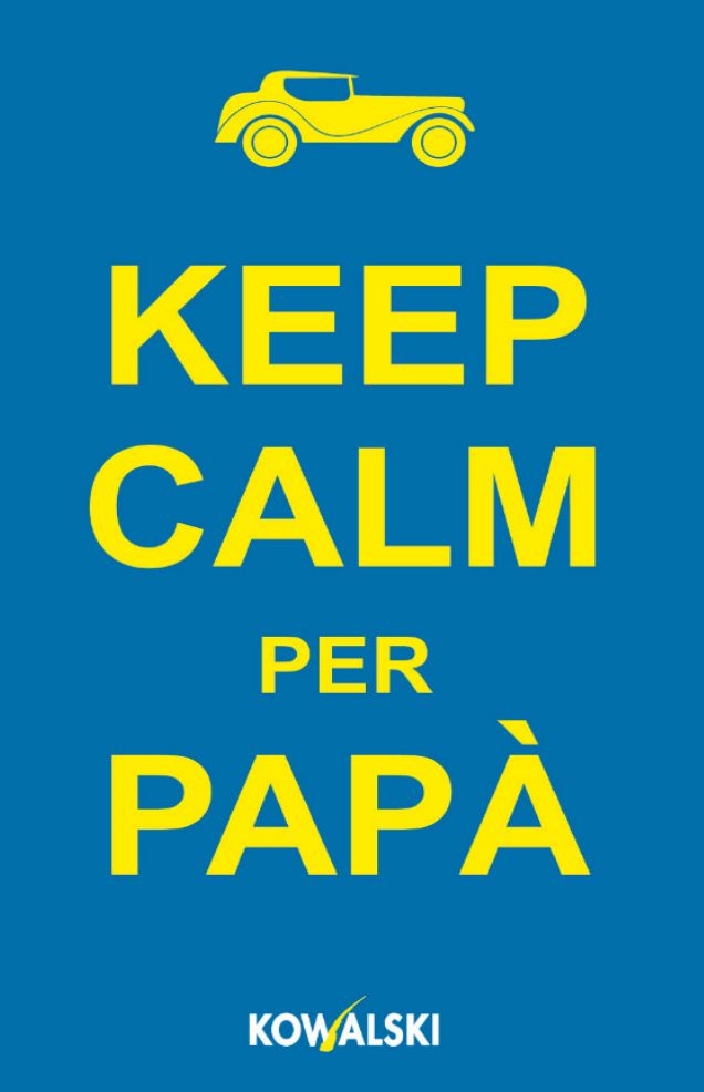 Keep calm per papà
