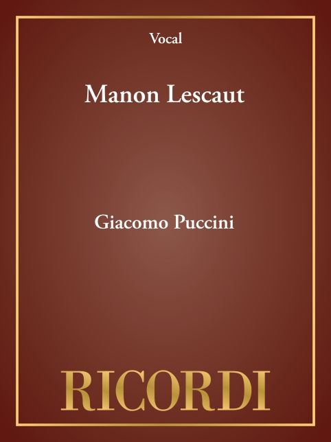 Manon Lescaut: Libretto