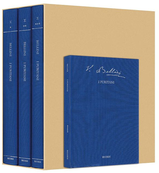 I Puritani Bellini Critical Edition Vol. 10: Subscriber price within a subscription to the series: $519.00