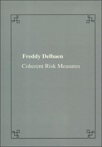 Coherent risk measures
