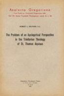 The Problem on an Apologetical Perspective in the Trinitarian Theology of St. Thomas Aquinas