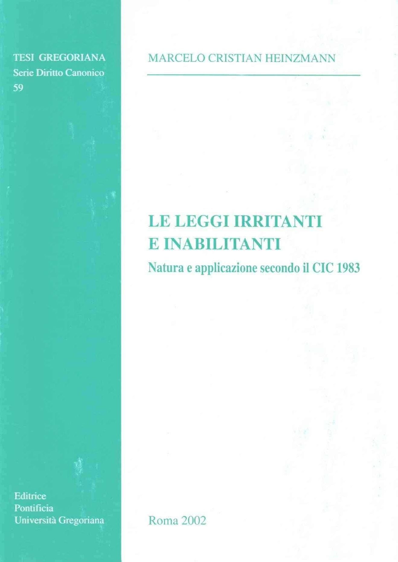 Leggi Irritanti e Inabilitanti