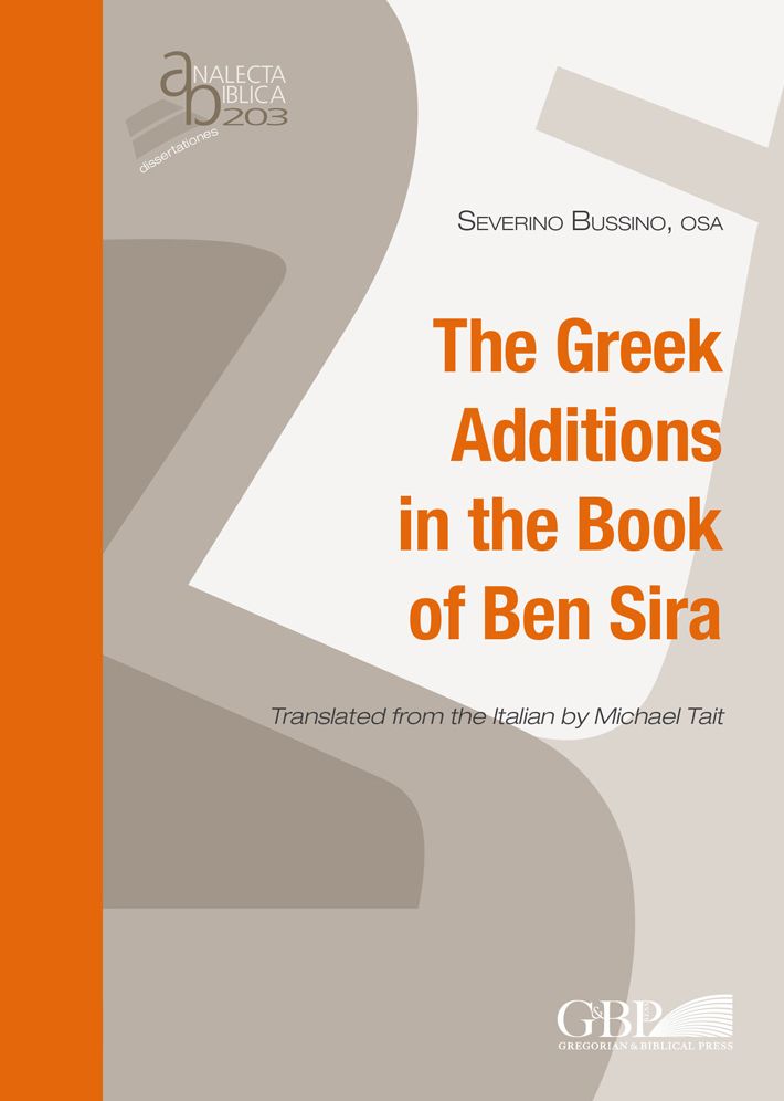 The Greek Additions in the Book of Ben Sira