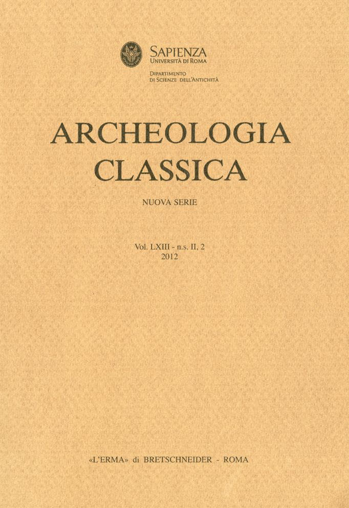 Archeologia Classica 2012 Vol. 63