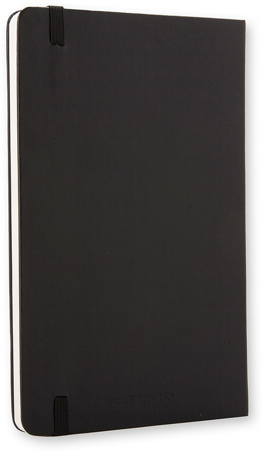 Moleskine Classic Notebook, Pocket, Plain, Black, Hard Cover (3.5 x 5.5)