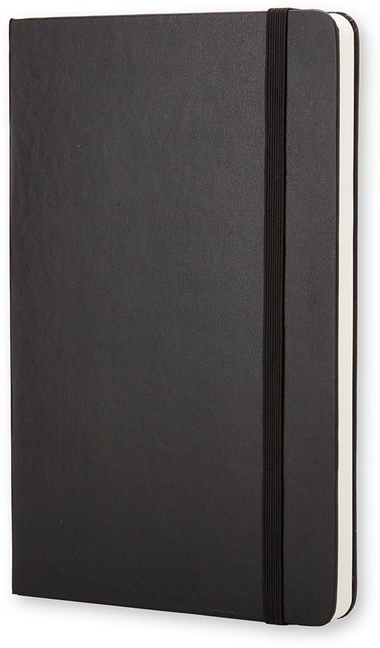 Moleskine Classic Notebook, Pocket, Plain, Black, Hard Cover (3.5 x 5.5)