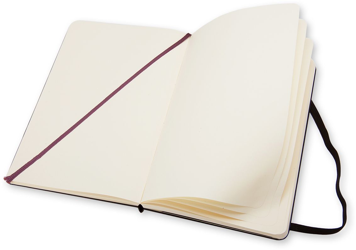 Moleskine Classic Notebook, Pocket, Plain, Black, Hard Cover (3.5 x 5.5)