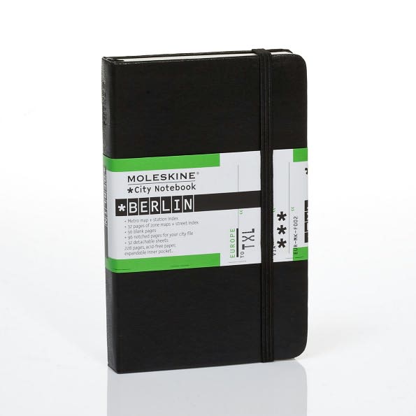Moleskine City Notebook - Berlin, Pocket, Black, Hard Cover (3.5 x 5.5)