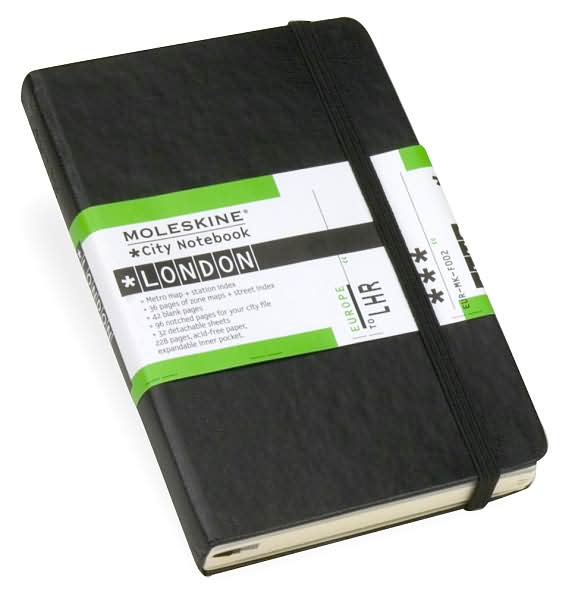 Moleskine City Notebook - London, Pocket, Black, Hard Cover (3.5 x 5.5)