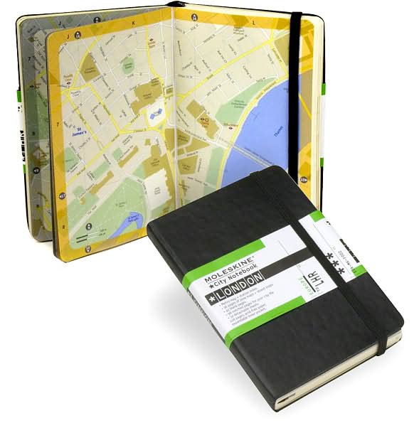 Moleskine City Notebook - London, Pocket, Black, Hard Cover (3.5 x 5.5)