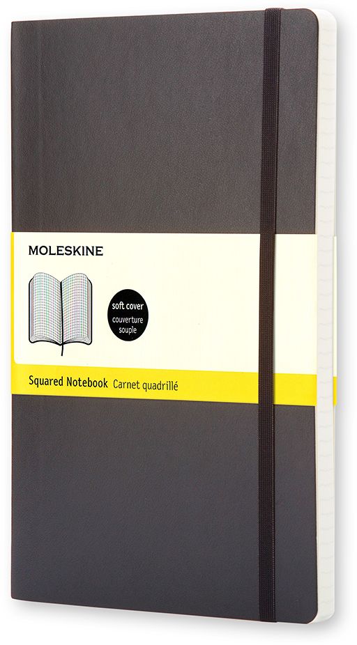 Moleskine Classic Soft Cover Pocket Squared Notebook