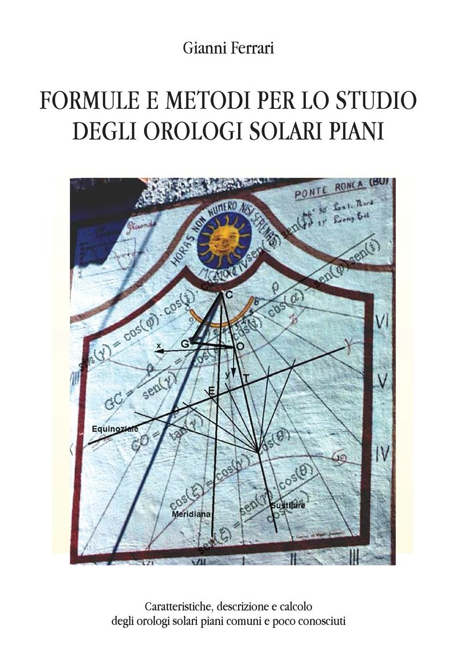 Formule e metodi per lo studio degli orologi solari piani
