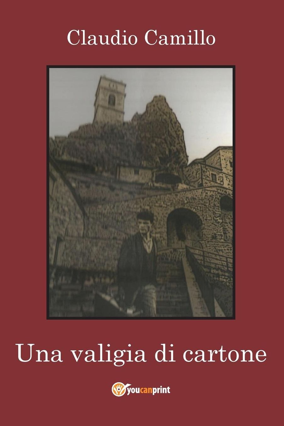 Una valigia di cartone
