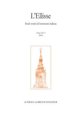 L'Ellisse 9/1, 2014: Studi storici di letteratura italiana