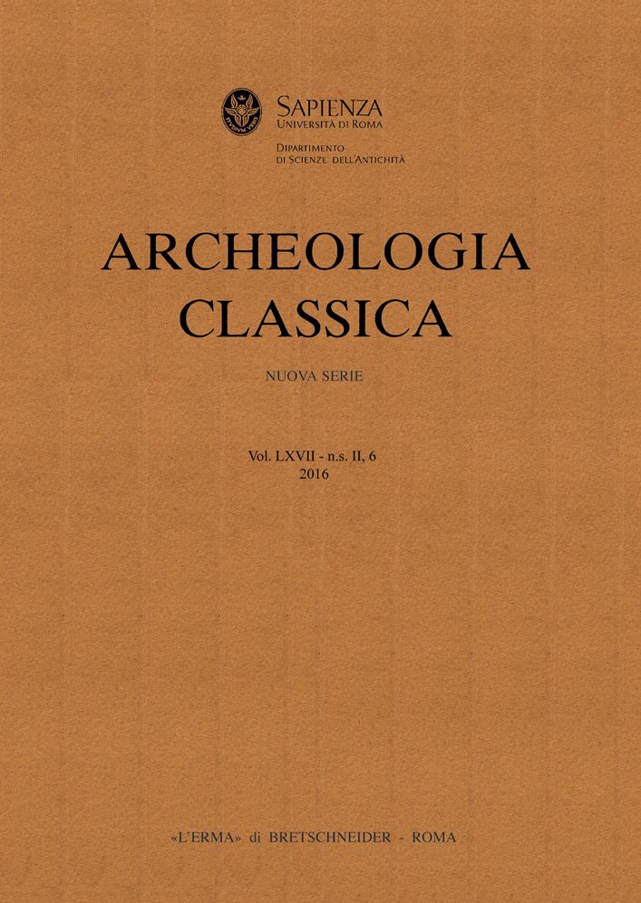 Archeologia Classica 2016 Volume 67, n.s. II, 6
