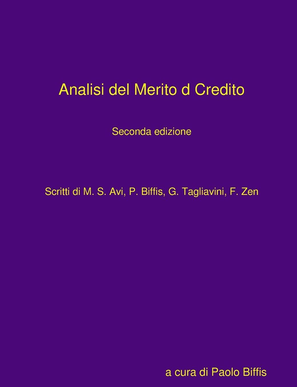 Analisi del Merito d Credito, II ed.