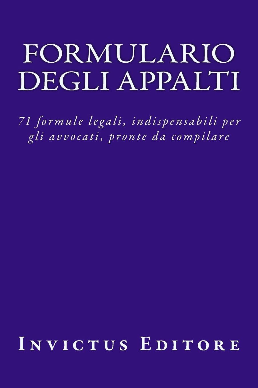 Formulario degli appalti