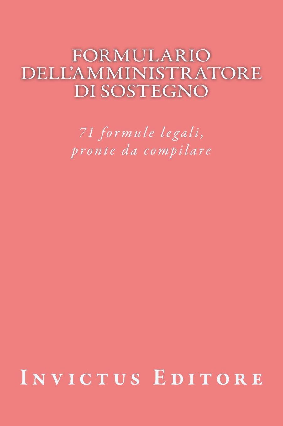 Formulario dell'Amministratore di sostegno