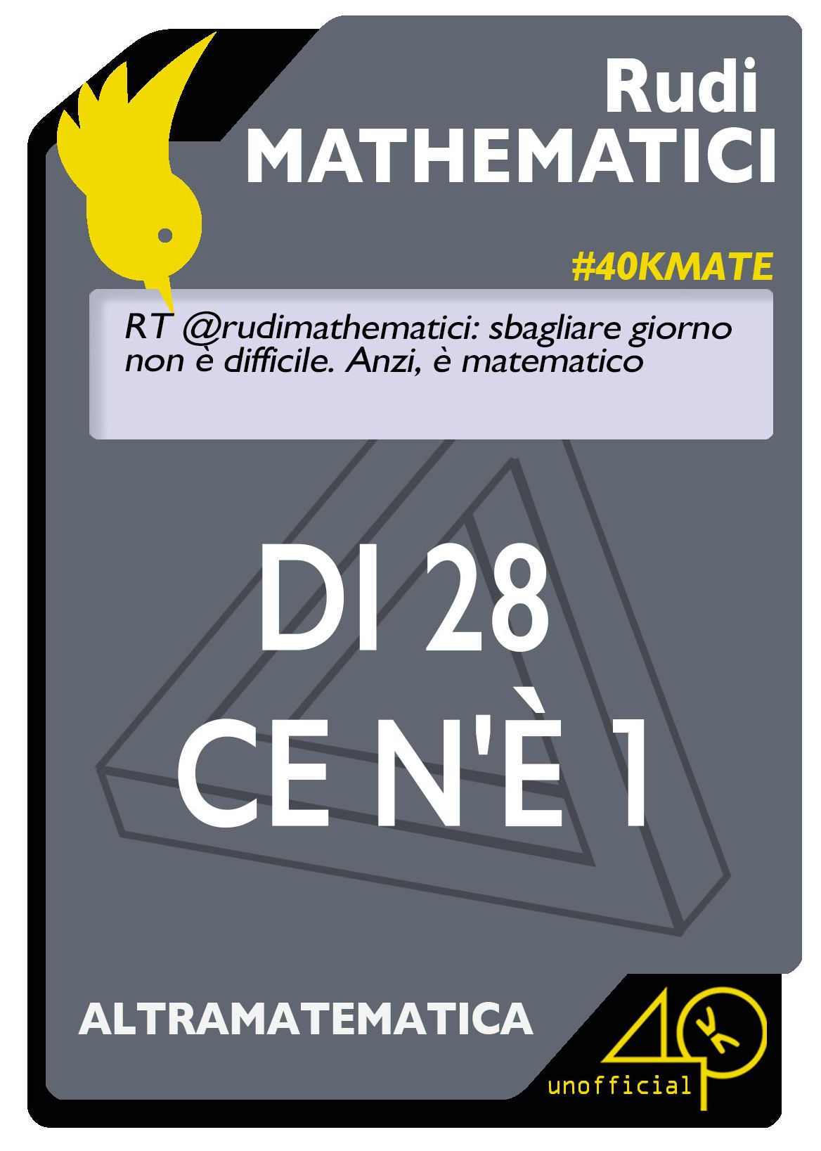 Di 28 ce n'è 1