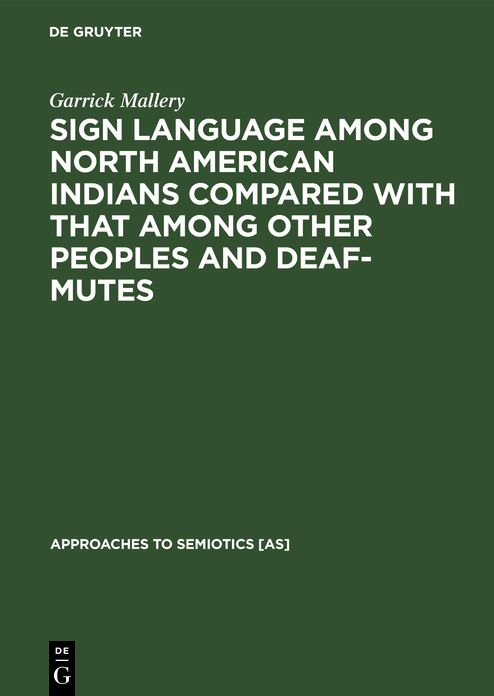 Sign Language Amoung N A Indians