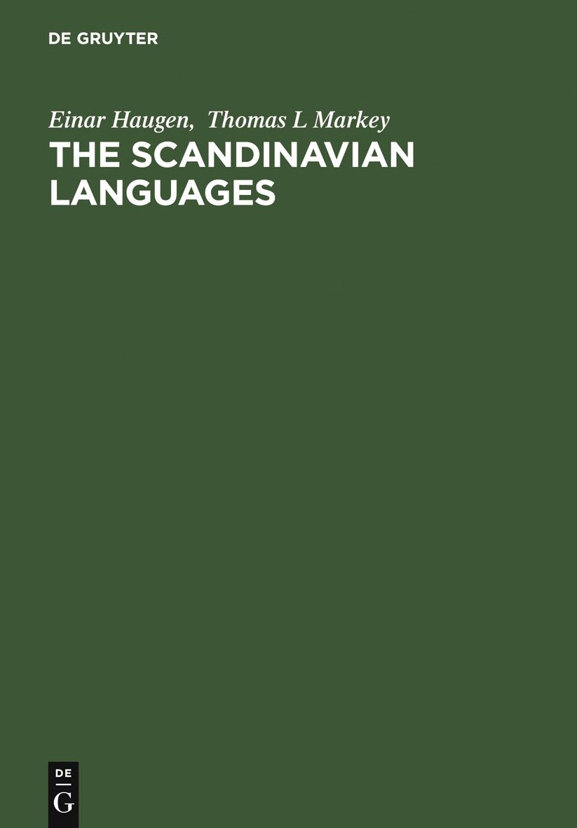 The Scandinavian Languages: Fifty Years of Linguistic Research (1918-1968)