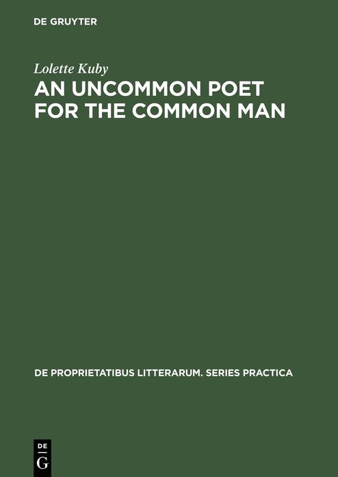An Uncommon Poet for the Common Man: A Study of Philip Larkin's Poetry