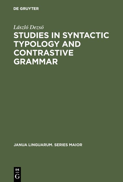 Studies on Syntactic Topology and Contrastive Grammar