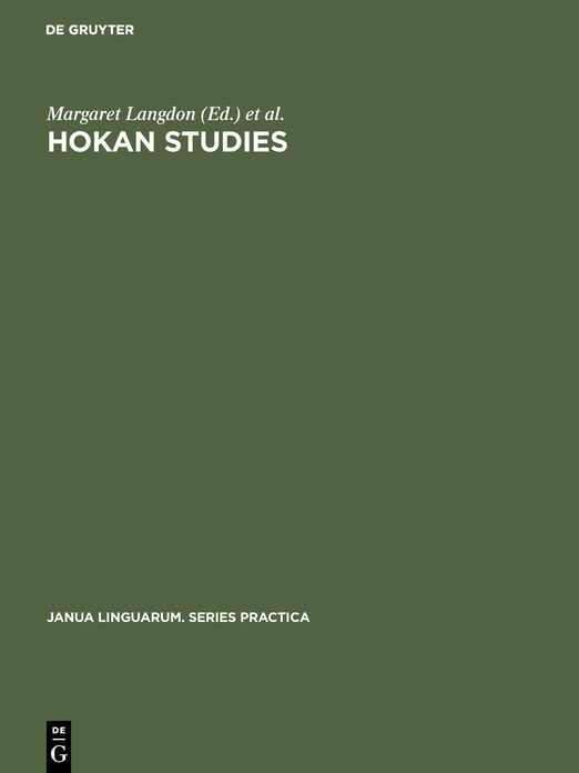 Hokan Studies: Proceedings