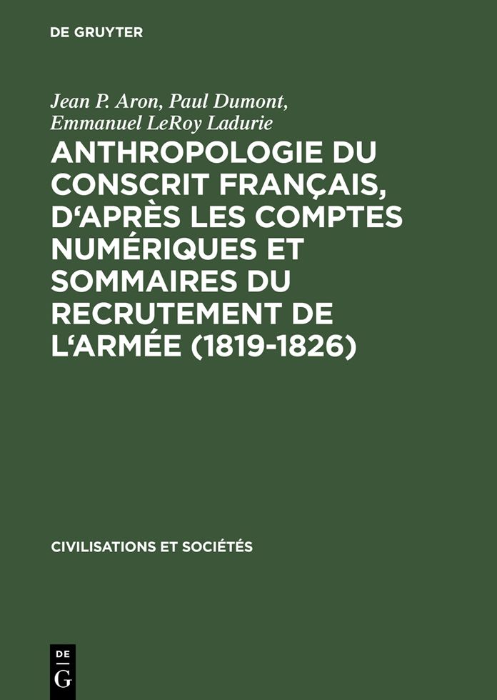 Anthropologie du conscrit francais, d'apres les comptes numeriques et sommaires du recrutement de l'armee (1819-1826): Presentation cartographique
