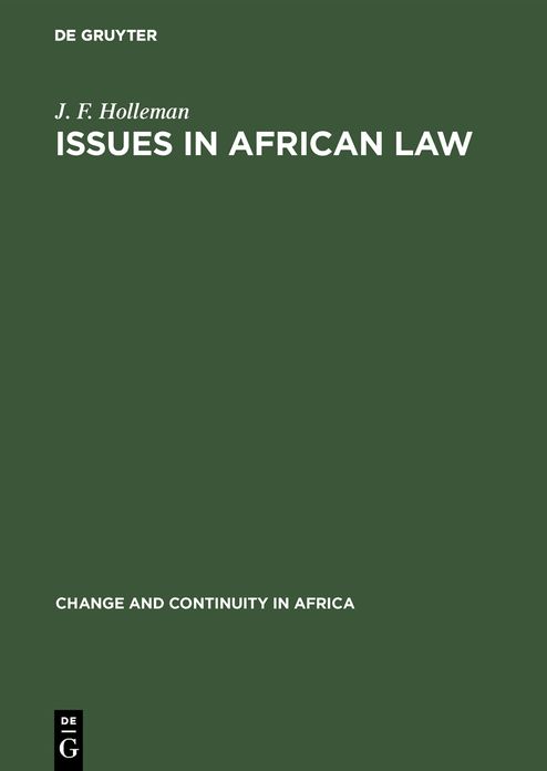 Issues in African Law
