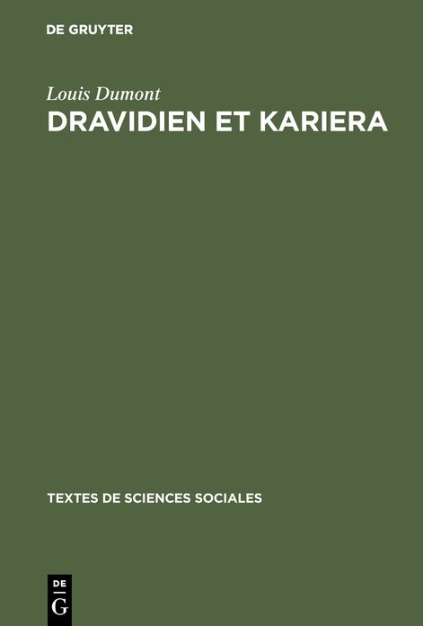 Dravidien et Kariera: L'alliance de mariage dans l'Inde du Sud, et en Australie