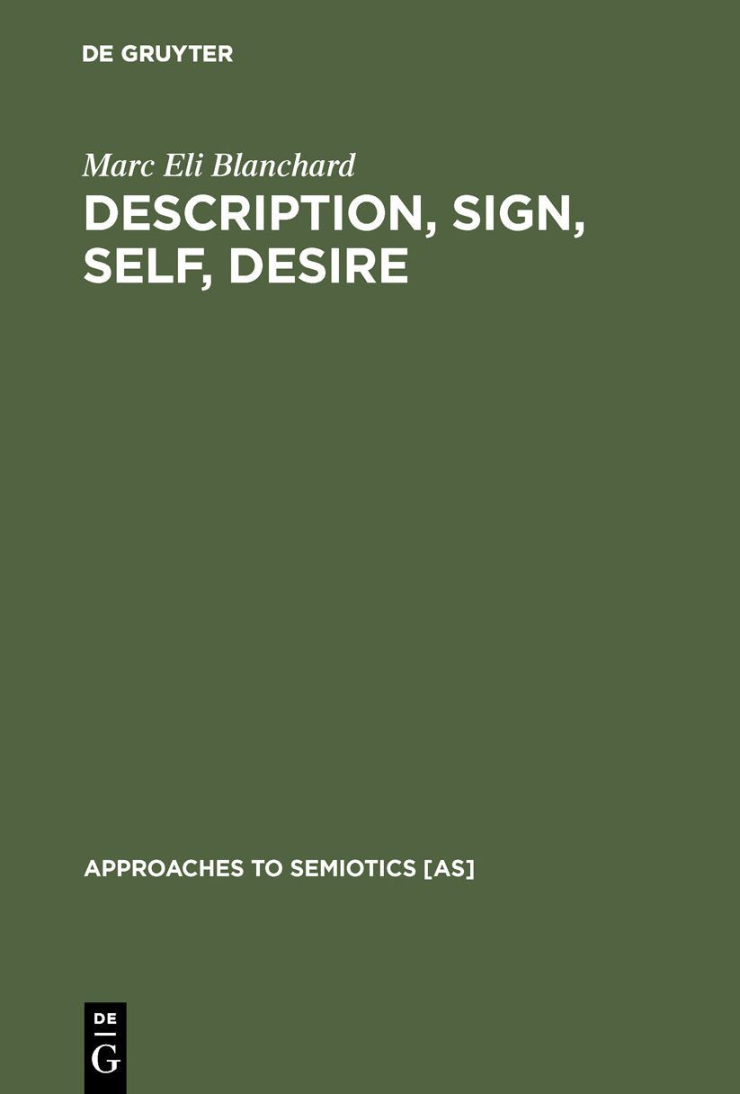 Description: Sign, Self, Desire
