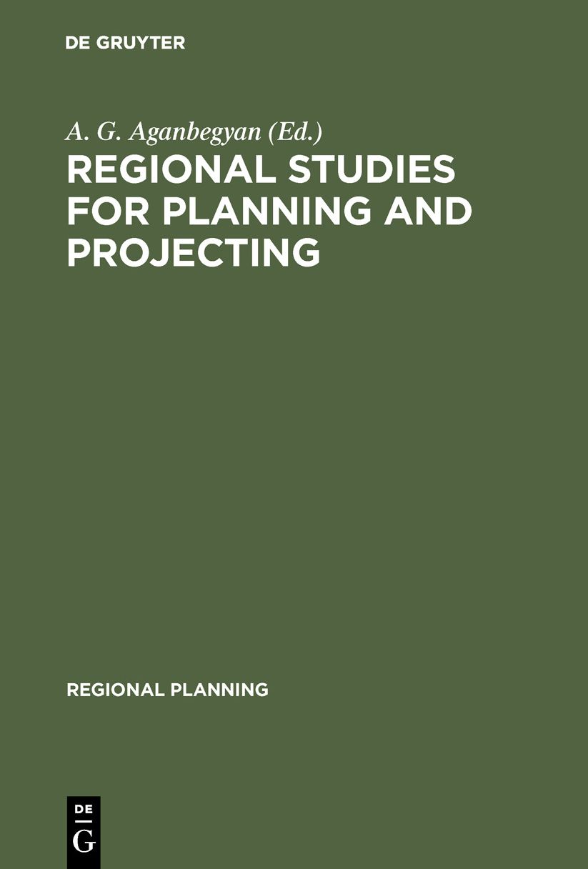 Regional Studies for Planning and Projection: The Siberian Experience