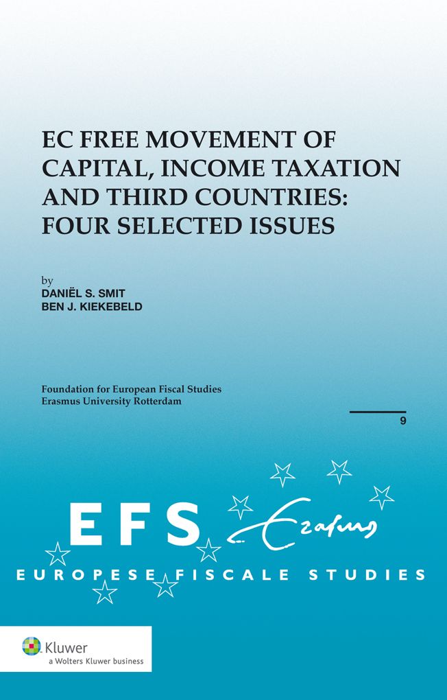 EC Free Movement of Capital, Corporate Income and Third Countries: Four Selected Issues