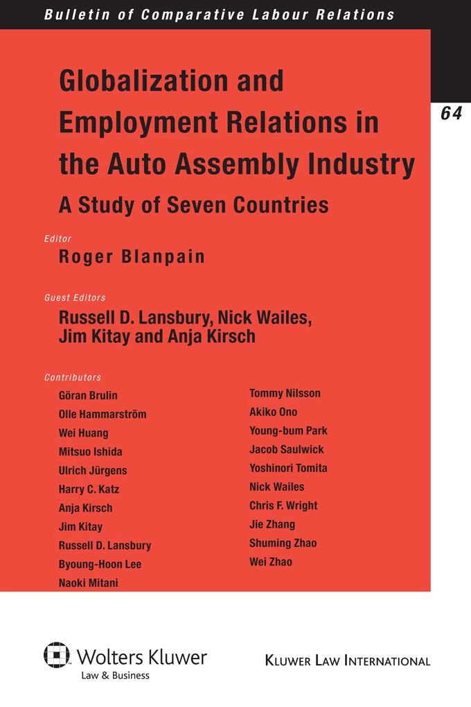 Globalization and Employment Relations in the Auto Assembly Industry: A Study of Seven Countries