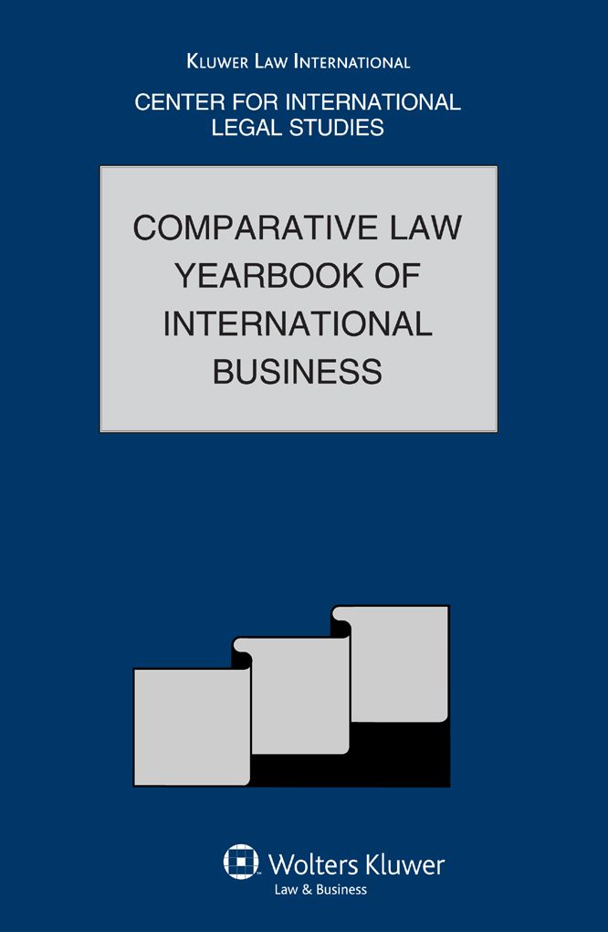 Comparative Law Yearbook of International Business Volume 31