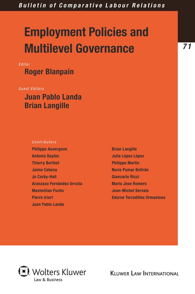 Employment Policies and Multilevel Governance