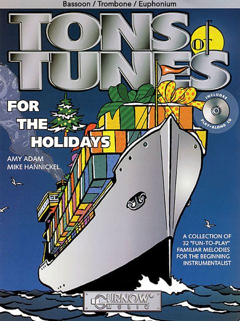 Tons of Tunes for the Holidays: Bassoon/Trombone/Euphonium B. C. /T. C. - Grade 0. 5 To 1
